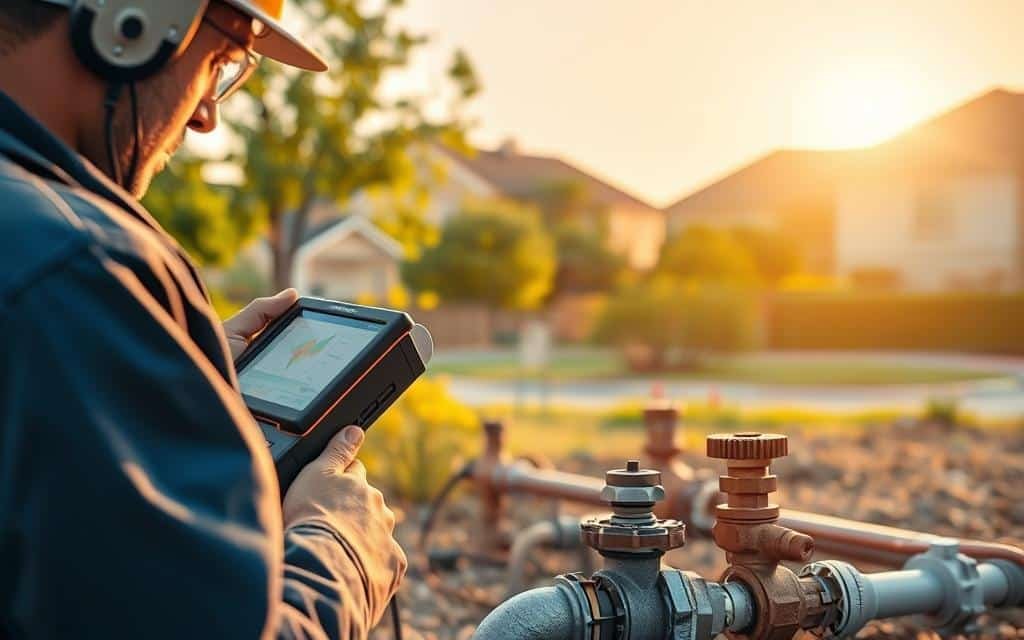 كشف تسربات مياه الربوه