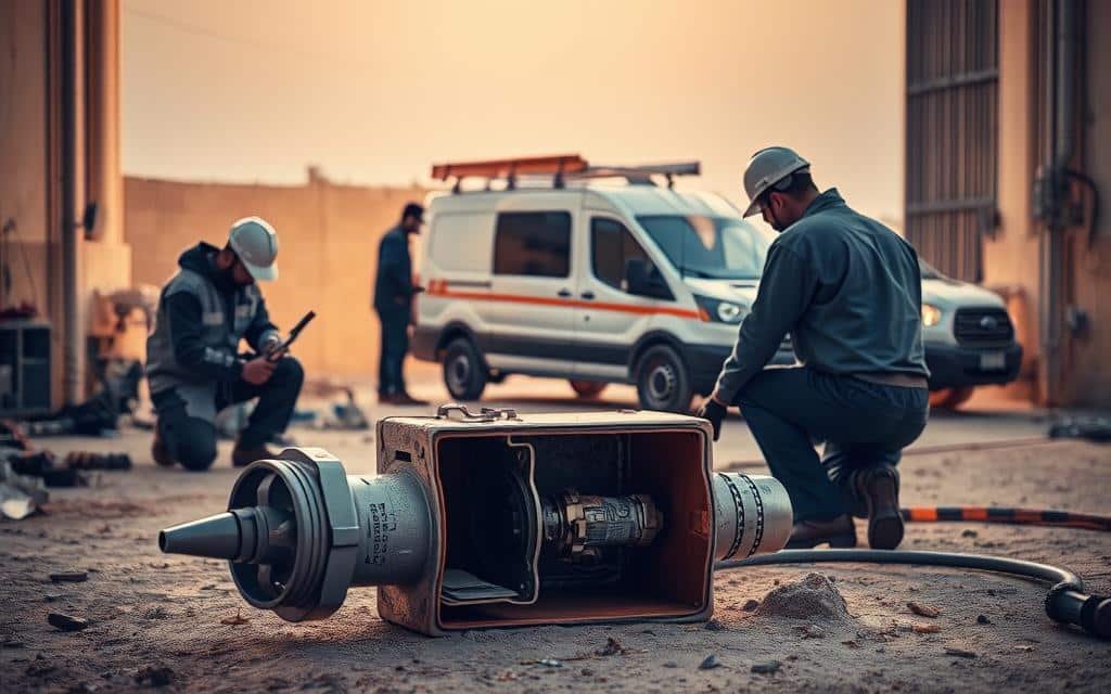 كشف تسربات مياه جنوب الرياض