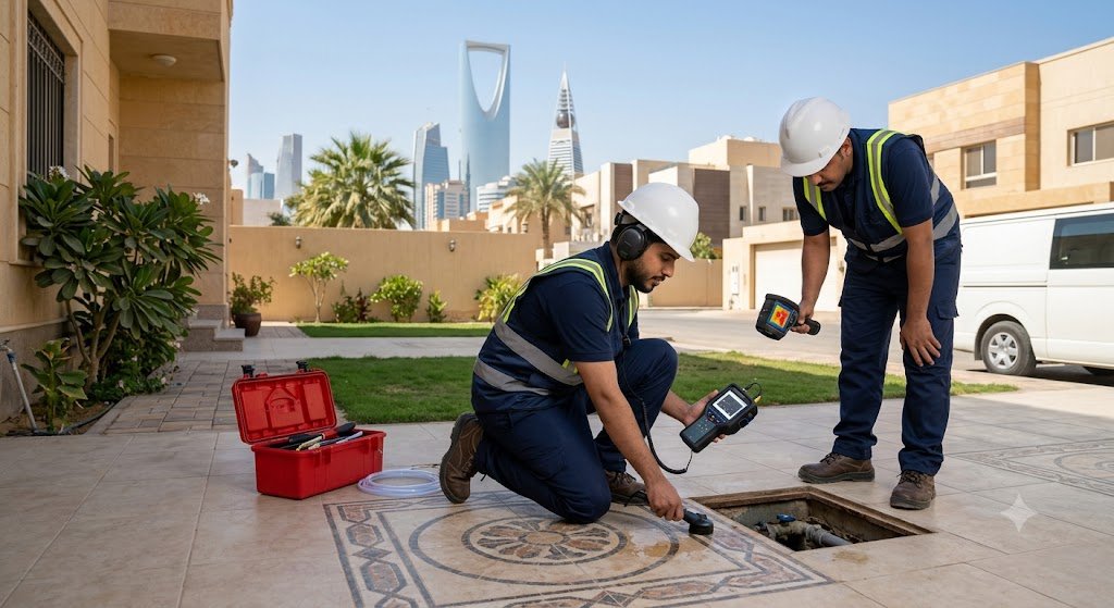 كشف تسربات حي منفوحة بالرياض لتقديم أفضل خدمات فحص ومعالجة تسربات المياه باحترافية وجودة عالية
