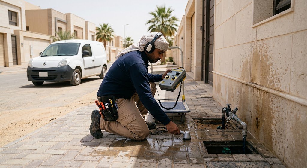 كشف تسربات حي القدس بالرياض لتقديم أفضل خدمات فحص ومعالجة تسربات المياه باحترافية